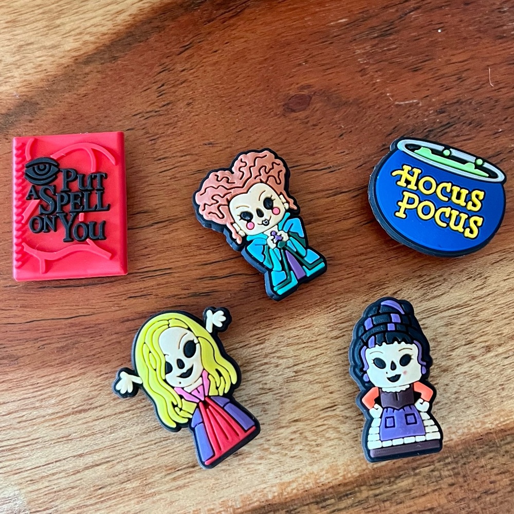 Hocus Pocus croc charms